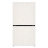 Product Image of the [색상선택형] LG전자 오브제컬렉션 870L 베이직 상냉장 하냉동 프리스탠딩 4도어 메탈 디오스 냉장고 방문설치