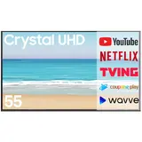 TOP10 55인치 TV 추천 추천 모델 삼성전자 25년형 Crystal 크리스탈 UHD 4K 스마트 LED TV 55인치 55U8000F, 고객직접설치, 스탠드형, 55U8000F, 55인치(138CM)