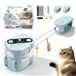 TOP15 고양이 자동 장난감 추천 추천 모델 묘메이트 고양이 자동 장난감 새소리 4단 속도조절 사냥놀이