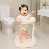 TOP9 아기 목욕의자 추천 추천 모델 토몽 폴딩 아기 샤워 목욕 핸들 + 샴푸캡 의자 유아, 아이보리