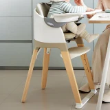 Product Image of the 시디즈 몰티 하이체어 아기 식탁 의자 + 트레이 + 안전벨트 세트