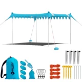 TOP7 비치 텐트 추천 추천 모델 VILLEY 비치텐트 스탠드형, 야외 캠핑 텐트,그늘막