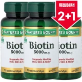 TOP15 탈모 영양제 비오틴 추천 추천 모델 Nature's Bounty 바이오틴 5000mcg Biotin