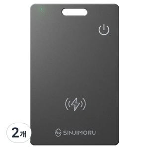 Product Image of the 신지모루 무선충전 애플인증 Find My 신지태그 카드 플러스 트래커 스마트태그 위치추적기