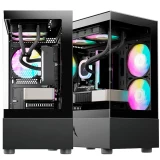 TOP 7 브랜드 게이밍 데스크탑 PC 추천 추천 모델 왕가PC 게이밍 데스크탑 게임용 고사양 조립컴퓨터 하이엔드PC 컴퓨터본체, a.게이밍PC WX07, 블랙