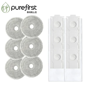 TOP7 빌트인 로봇청소기 추천 추천 모델 퓨어퍼스트 삼성 비스포크 ai 스팀 로봇청소기 먼지봉투 걸레 6+6 호환, 1개