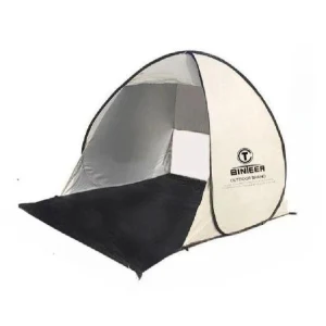 TOP7 캠핑 코트 추천 추천 모델 초경량 휴대용 3초 원터치 그늘막 텐트, 베이지 + 가방