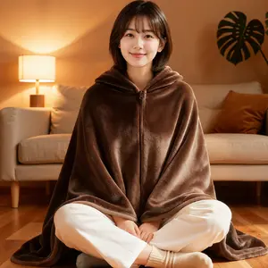 TOP7 캠핑 전기요 추천 추천 모델 EYY 무선 USB 극세사 전기담요 다단 온도조절 전방위 보온 휴대형 다장소 사용, 10000mAh 보조배터리 포함, 브라운