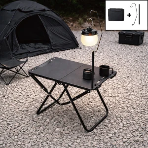 TOP7 캠핑 테이블 추천 추천 모델 벨리에 캠핑 원액션 테이블 폴딩 접이식 테이블, 무광 블랙