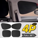 TOP7 자동차 햇빛가리개 추천 추천 모델 선쉐이드 자외선 완벽차단 햇빛가리개 전좌석 올인원 4P, 4개, 블랙