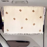 TOP7 자동차 햇빛가리개 추천 추천 모델 카템 차량용 사계절 누빔 햇빛가리개 CT437, 베어, 1세트