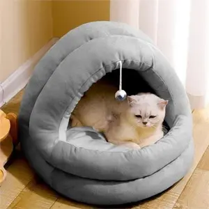 TOP21 고양이 숨숨집 추천 추천 모델 포근한 고양이 동굴 아늑한 강아지 동굴 숨숨 침대 겨울 고양이동굴하우스