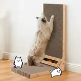 TOP20 고양이 스크래처 추천 추천 모델 묘한상점 고양이 수직 L자 스크래쳐 볼 장난감 포함, 1개, 혼합색상