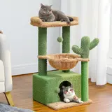 TOP13 캣타워 추천 추천 모델 PAWZ Road 3단 선인장 소형 미니 캣타워 먼치킨 고양이 집 성인묘 튼튼한 해먹 스크래쳐