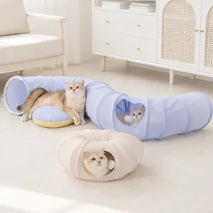 TOP18 고양이 터널 추천 추천 모델 코코포 고양이 숨숨 터널 , 도넛 고양이 숨숨집 대형