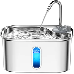 TOP7 고양이 정수기 추천 자동 급수기 가성비·저소음 비교 추천 모델 PETLIPO 고양이정수기 스테인레스 2.5L 자동급수기, 1개, 은색, CWF01