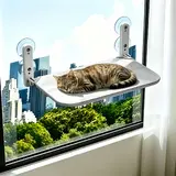 TOP13 고양이 창문 해먹 추천 추천 모델 고양이 창문 해먹 침대 - 유리 흡착식, 공간 절약, 햇볕 쬐는 고양이 침대, 1개, 회색