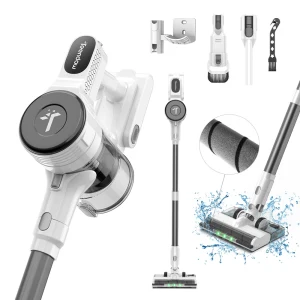 TOP7 무선청소기 추천 추천 모델 Teendow 마루형 브러시 무선청소기 300W BLDC V09 PRO 차이슨 스틱형 가성비 원룸 청소기+물걸레 키트, 화이트