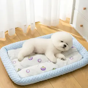 TOP20 강아지 쿨매트 추천 추천 모델 프리픽 털 안붙는 강아지 쿨방석 반려동물 아이스 쿨매트, 1개, 블루