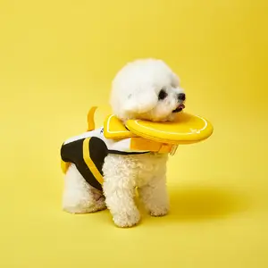 TOP16 강아지 구명조끼 추천 추천 모델 위니즈 강아지 다이버 구명조끼, 블랙, 1개
