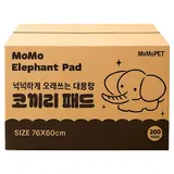 TOP8 강아지 배변패드 추천 추천 모델 MOMOPET 강아지 코끼리 배변패드 레몬향, 1개, 200개입