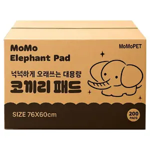 TOP8 강아지 배변패드 추천 추천 모델 MOMOPET 강아지 코끼리 배변패드 레몬향, 1개, 200개입