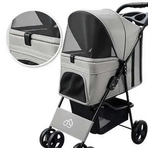 TOP13 강아지 유모차 추천 추천 모델 뽀또펫 경량 강아지 개모차 일체형 폴딩 펫 유모차