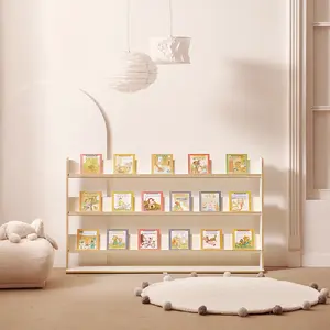 TOP15 유아 전면책장 추천 추천 모델 소르니아 아동용 토니 800 틸팅 전면 책장, 아이보리, 4단