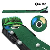 TOP7 골프 퍼팅매트 추천 추천 모델 KLIFE 골프 퍼팅연습기 무소음 자동리턴 실내 연습 매트 스윙 퍼팅매트 볼가림막