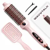 TOP10 에어브러쉬 드라이기 추천 추천 모델 WAVYTALK 아이오닉 볼륨 브러쉬 고데기 블로우아웃 Thermal Brush, 206, 206, 핑크