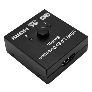 TOP6 콘솔 여러 대 TV에 꽂아두는 HDMI 셀렉터 추천 추천 모델 랜스타 HDMI 2.0 2:1 4K 60Hz 지원 무전원 양방향 선택기 블랙
