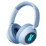 TOP9 어린이 헤드폰 추천 추천 모델 디알고 블루투스 LED 청력 보호 키즈 헤드폰, DRGO-BH10CK, 27시간, 블루, DRGO-BH10CK