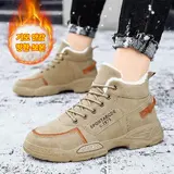 TOP9 등산화 추천 추천 모델 ZOZI 등산화 남성 운동화 겨울 기모 스노우부츠  미끄럼 방지 워커 부츠 따뜻한 방한화
