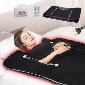 TOP5 홈사우나 기기 추천 추천 모델 Mochae 접이식 전신 사우나 찜질기 원적외선 전기 온열찜질기 개인 사우나 전신찜질 1인용 가정용 해독 수분 배출 스파 매트 건식 홈 사우나 선물