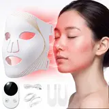 TOP10 피부관리기 추천 추천 모델 Lightium 홈에 근적외선 led 마스크 피부관리 마사지기 톤업 모공관리 얼굴 뷰티 디바이스 (무선형), 1개, 흰색