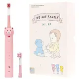 TOP6 어린이 전동칫솔 추천 추천 모델 식스비 3단 유아 어린이 음파 전동칫솔 아동 아기, SB-KIDS100(인디핑크)
