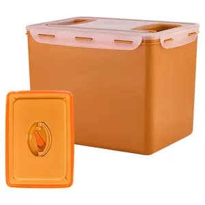 TOP10 김치통 추천 추천 모델 ecosense 황토 누름이 김치통 직사각 밀폐용기, 1개, 20L
