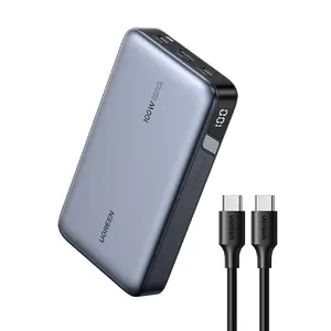 TOP10 노트북 보조배터리 추천 추천 모델 UGREEN 유그린 Nexode 100W 보조배터리 20000mAh 보조베터리 PD3.0 양방향 고속 충전 3포트 보조배터리 고속충전 240W C타입 고속 충전 케이블 동봉, PB720, Grey