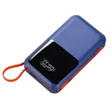 TOP10 노트북 보조배터리 추천 추천 모델 노트북 보조배터리 66W 초고속충전 30000mAh C타입 경량 휴대용 내장 케이블, 오션 블루