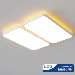 TOP10 LED 거실등 추천 추천 모델 케이시조명 LED 네온 거실등 삼성칩 120W 거실 천장등 조명  듀얼스위치 삼성칩 플리커프리