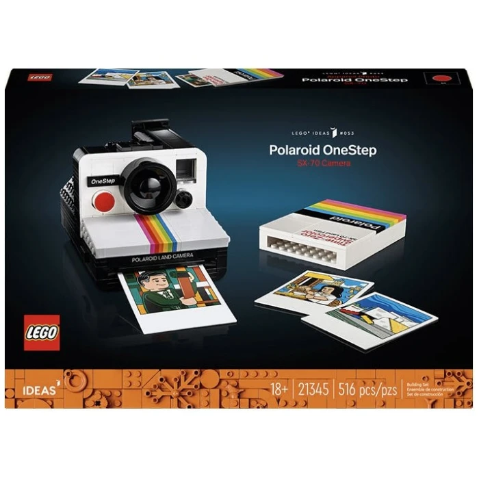 레고 아이디어 폴라로이드 원스텝 SX-70 카메라 21345 실제 상품 상자