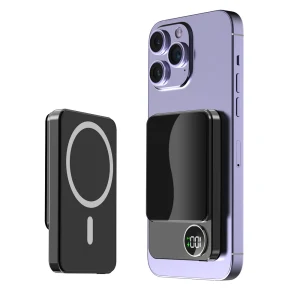 TOP10 맥세이프 보조배터리 추천 추천 모델 맥세이프 보조배터리 10000mAh 대용량 휴대용 초고속충전 무선충전, 블랙, GG1260100-10000