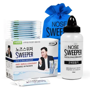 TOP6 아침마다 코막힘 답답한 사람 코세척기 추천 추천 모델 노즈스위퍼 수동식 코세정용 키트 + 분말 80p