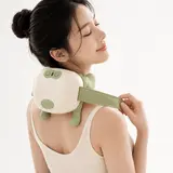 TOP10 목어깨 마사지기 추천 추천 모델 BODENI 목 어깨 마사지기 2단계 온열 무선 강력 승모근 마사지기 저소음 안마기, 그린, XS01