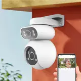 TOP10 실외 CCTV 추천 추천 모델 국내발송 AI 듀얼 카메라 1000w 고화소 CCTV 풀컬러 나이트 비전 360도 회전형 움직임 추적 스마트 WiFi 홈 카메라 실외용, CS201-AE, 1개