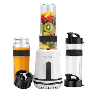 TOP7 휴대용 텀블러 믹서기 추천 추천 모델 [2026년형] Teendow 믹서기 미니 스테인리스 휴대용 초고속 블렌더, BL-01