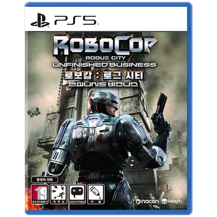 로보캅 로그시티 언피니시드 비즈니스 PS5 실제 패키지