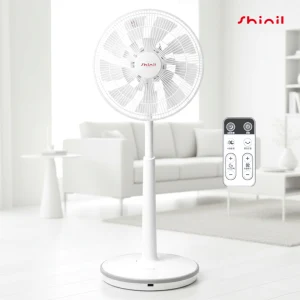 Product Image of the 26년형 신일선풍기 BLDC 무소음 저소음 서큘레이터 거실 선풍기 리모컨, W3514BL (화이트그레이)