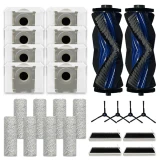 TOP7 로봇청소기 추천 추천 모델 [호환] BNC INT 에코백스 디봇 X8 PRO 프로옴니 로봇 청소기 소모품 먼지봉투 더스트백 걸레 필터 사이드 메인 브러쉬 부속품 세트, 1개, 26개