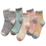 TOP12 수면양말 추천 추천 모델 IAWI 극세사 컬러 수면양말 5종 세트
